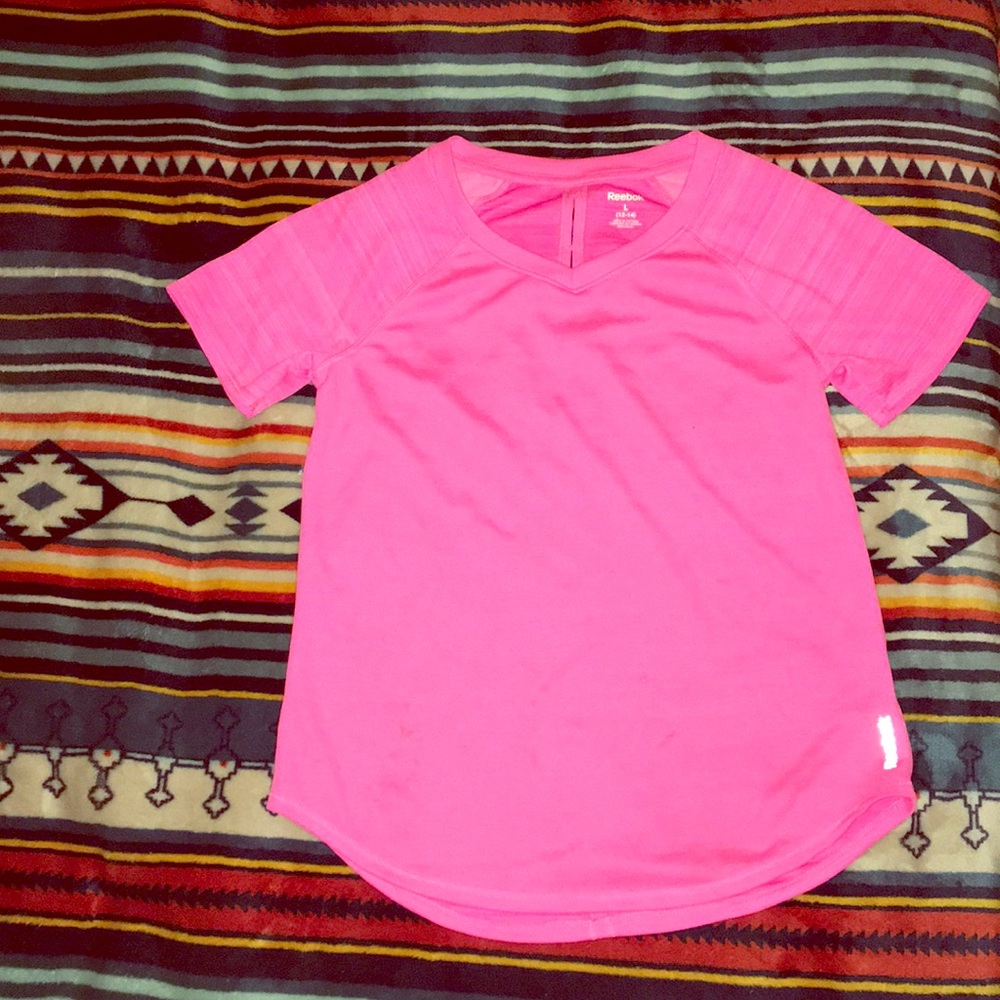 Reebok speedwick bright pink shirt